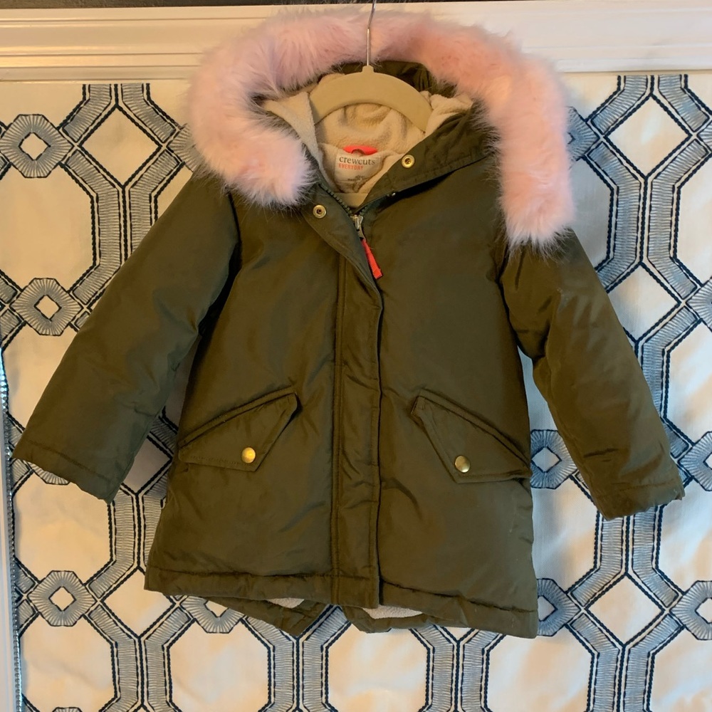 Crewcuts girls Fishtail parka